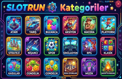 Slotrun Oyun Kategorileri İncelemesi